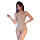 
Ailer/Olola Sexy Seamless 5D Glossy Sling Stockings Swimsuit 200Jin[Jin equals 0.5 kg] Large Size Transparent Tight Body Stockings Top for Men and Women Black Single Size Seamless Swimsuit [90-150Jin[Jin equals 0.5 kg]]