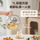 SUPOR all-glass health kettle, teapot 1L mini health cup, teapot, flower teapot, thermostatic kettle, maternal and infant grade, thermal insulation kettle 316L with filter SW-10Y08Q