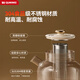 Quan Wei imported from Germany | All-glass 0 glue health kettle with integrated heat preservation and fully automatic constant temperature office small scented tea brewing kettle for one person high borosilicate glass丨intelligent appointment丨constant temperature with tea drain 1.2L