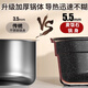 Medical stone steamer household double-layer stainless steel steamer thickened non-stick soup pot cooking induction cooker gas stove universal patented soup pot + steamer - suitable for 1-3 people 22cm