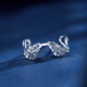 Meluxe Swan Pt950 Platinum Earrings Platinum Earrings for Women Birthday Gift for Girlfriend and Wife About 1.44g
