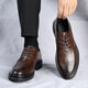 
CARTELO 2025 men's shoes new men's autumn business formal wear breathable leather shoes British soft leather soft sole casual wedding 9903 black affordable model 38