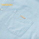 Balabala children's clothing children's boys long-sleeved shirt pure cotton children's top spring college fashion versatile shirt blue tone 00488 100