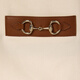 Gucci (Gucci) Укладка налогов женской не совсем белая белая пряжка для льня