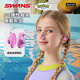 SWANS Pokémon children's swimming nose clip earplugs, professional waterproof, soundproof and anti-choking swimming equipment, Jigglypuff