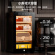 Kelong 39C cigar cabinet, constant temperature and humidity, cedar wood mellow compressor, precision refrigeration, energy saving, fashionable independent anti-fog door, naked cigar box, wake up cigar box, household refrigerated cabinet, 36C elegant black box cedar wood cigar basket + compressor refrigeration