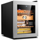 Shantou Lincun 90C electronic temperature controlled humidifying cigar cabinet small mini household refrigerator refrigerator ice bar wine cabinet silver
