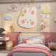 
Internet celebrity bedroom door paper drawing children's small room layout wall decoration children's bedside princess ins transformation 16797 rabbit moon - picture color 10mm small