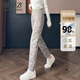 Flying in the Snow Women's Down Pants 90 Goose Down Autumn and Winter Warm Elastic Foot Warm Down Pants Women's Khaki 170