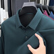 
CEO Yageor men's long-sleeved shirt business casual daddy's suit new anti-wrinkle wool shirt style six G15833 clam blue one size 165/88A