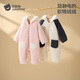 贝肽斯婴儿衣服秋冬夹棉连体衣加绒加厚保暖男女宝宝冬季外出爬服