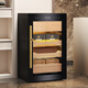 Vinocave cigar cabinet constant temperature and humidity humidification cabinet household smart frequency conversion precise temperature control humidity cedar wood shelf liner commercial office cigar display cabinet hot seller V2 frequency conversion + precise temperature and humidity control 113L