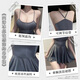 Fei Mushuang Skating Seide Sexy einfache Hossportrock Kleid Hip Rock Sexy Unterwäsche Paar Sex sexuell anregende elastische enge Temptation Bett Kleidung Mitternacht Charm Pyjamas 6625 6625 Grau [Kleid + T-Pant