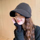 Xue Qianman hat women's autumn and winter fashionable face small simple warm fisherman hat fashion hat duck tongue ear protection octagonal hat basin hat