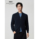Zhenbei men's half-high collar double zipper thick cashmere knitted cardigan jacket winter new style 31820