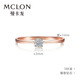 Mancaron 18K gold diamond ring women’s rose gold Everlasting ring birthday gift for girlfriend