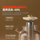 Taste Life Good Lady German Health Pot All-Glass Kettle Office Mini Tea Maker Stew All-in-One Tea Pot Home Flower Teapot Small Thermostatic Pot 0 Glue Health Care Electric Kettle 99% of people bought it Recommended by the store manager丨Contains tea leakage 1.2L Infant milk blender Intelligent insulation