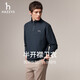HAZZYS Men's Clothing Spring and Autumn Simple Casual Men's Tops Half-front Pullover Sweatshirts for Men ABTZE0CCI36