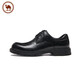 Camel business leather shoes comfortable casual cowhide men's shoes wedding banquet formal shoes P15A213014 black 42