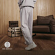 Adidas simple and comfortable loose space cotton sweatpants men's autumn Adidas official clover light gray M
