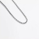 MZMZ platinum necklace men's new fashionable temperament PT950 platinum clavicle chain Valentine's Day birthday gift for boyfriend Light luxury model - width 3.5mm chain length 55cm