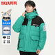 Duck Down Jacket Men's Short 2025 Winter New Outdoor Hooded Workwear Thickened Youth Jacket Men's Bread Jacket