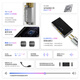 TIMEEAR BTE9 Portable Digital Audio DAC Bluetooth Decoding Headphone Amplifier Small Tail HiFi Level High Gain Music Dual Port Output CS43198 Dual ES9603 Op Amp Typec Moon Night Gray - Free Portable Headphone Bag