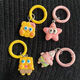 Nuevo Bob Esponja Pantalones Cuadrados Patricio Estrella Llavero Pareja Lindo Colgante de Dibujos Animados Niña Bolso Escolar Accesorio Mejor Amigo Regalo Bob Esponja Pantalones Cuadrados 4 piezas conjunto
