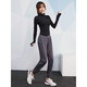 Vanstic Yoga Suit New Sports Sports Loose Fairney Suit de fitness Professionnel Tempérament de mode haut de gamme Spring et automne Suit de course d'automne léger Purple + Gris Blue Three-Pice Set TC11976 S