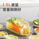 Jingchu kitchen vegetable cutting artifact with box multifunctional grater new grater potato shred grater shredder slice with basket transparent vegetable cutter + 6 kinds of blades + hand guard + with box