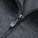 100 Pure Wool Coat Jacket Men's Autumn and Winter Lapel Business Casual Middle-aged Woolen Jacket Gray 2XL (160-175)