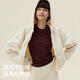 Jiao Nei Wang Yibo's same style 503Relax men's and women's knitted hooded casual jacket, versatile slimming sweatshirt