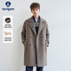Navikel Italian dinghy 2025 winter men's mid-length woolen coat full wool coat 1341445502