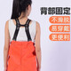 Women's waders, half body one-piece, fishing beach rain boots, big children's waterproof rain pants, children's sea wading clothes, women's sky blue suspender waterproof pants 37