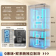 Midea Zhenxiang Series M60 dual system 508 French multi-door four-door household refrigerator ultra-thin flat-mounted double cycle large capacity bottom cooling BCD-508WUFPZM (E) Stardust Sand