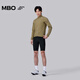 MBO Men's Professional Cycling Windbreaker Lightweight W140 Outdoor Road Cycling Sports Cycling Jersey Gray Brown 2XL