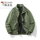 啄木鸟（TUCANO）男士外套2024新款棒球服韩版潮流宽松百搭防风休闲运动夹克冲锋衣 6218黑色 L