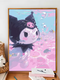 
Qilicai Summer Swimming Pool Sanrio Kulomi IY Digital Oil Painting Hand-painted Filled Colored Cartoon Acrylic Decorative Painting LL16786 Acrylic Painting + Professional Oil Canvas + Multiple Professional Paintings