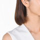 Chow Sang Sang (CHOW SANG SANG) platinum earrings Pt950 four-leaf clover platinum earrings long style for women 55256E