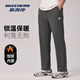 Skechers fleece casual pants for men 2025 winter new casual versatile warm trousers outdoor sports breathable straight pants