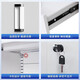 Xinjing file cabinet office iron cabinet low cabinet storage cabinet with lock information cabinet steel tool cabinet two drawer cabinet 0.5
