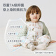 Ibaby baby sleeping bag split leg constant temperature autumn and winter knitted quilted infant and toddler pajamas baby anti-kicking quilt 7A antibacterial new style 16-20 120g warm winter style-Fantasy Travel 100 yards recommended height 90-100cm