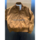 Luyal cleanfit American flight jacket men's autumn trendy brand wear short baseball uniform heavy stiff work jacket brown regular style XL recommended 120-140Jin Jin equals 0.5 kg