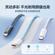 Baseus Type-C data cable 6A is suitable for Huawei Honor super fast charging 100W/66 charging cable WPura70/Mate70/60Pro+ Xiaomi Android mobile phone car 2 meters white