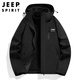 JEEP SPIRIT Jeep Jacket for men and women three-in-one casual jacket men's jacket autumn and winter sports soft shell windproof clothing