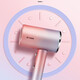 Hair dryer for home use, light sound, negative ion hair care fan, strong wind, quick drying, one-button cold air, no harm to hair, holiday gift, blue light hair care, one-button cold air, gradient powder 1200W