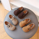 G.duck Little Yellow Duck Children's Shoes Girls' Leather Shoes Spring and Autumn 2025 New Children's Birkenstock Shoes Soft Sole Baby Shoes Small and Medium-sized Children's Single Shoes Yellow 33 Inner Length 20.2