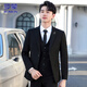 ROMON suit men's autumn business slim suit professional formal suit groom and best man wedding dress jacket