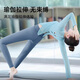Shuangxiu yoga backless blouse 2025 new high-end sports suit long-sleeved top Pilates stunning training suit Strawberry milkshake powder top + Haiyueyan pants suit XL 120-135 L and XL are the same size