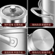 304 stainless steel multi-layer steamer thickened double bottom straight steamer induction cooker gas stove universal 3 layers 32cm